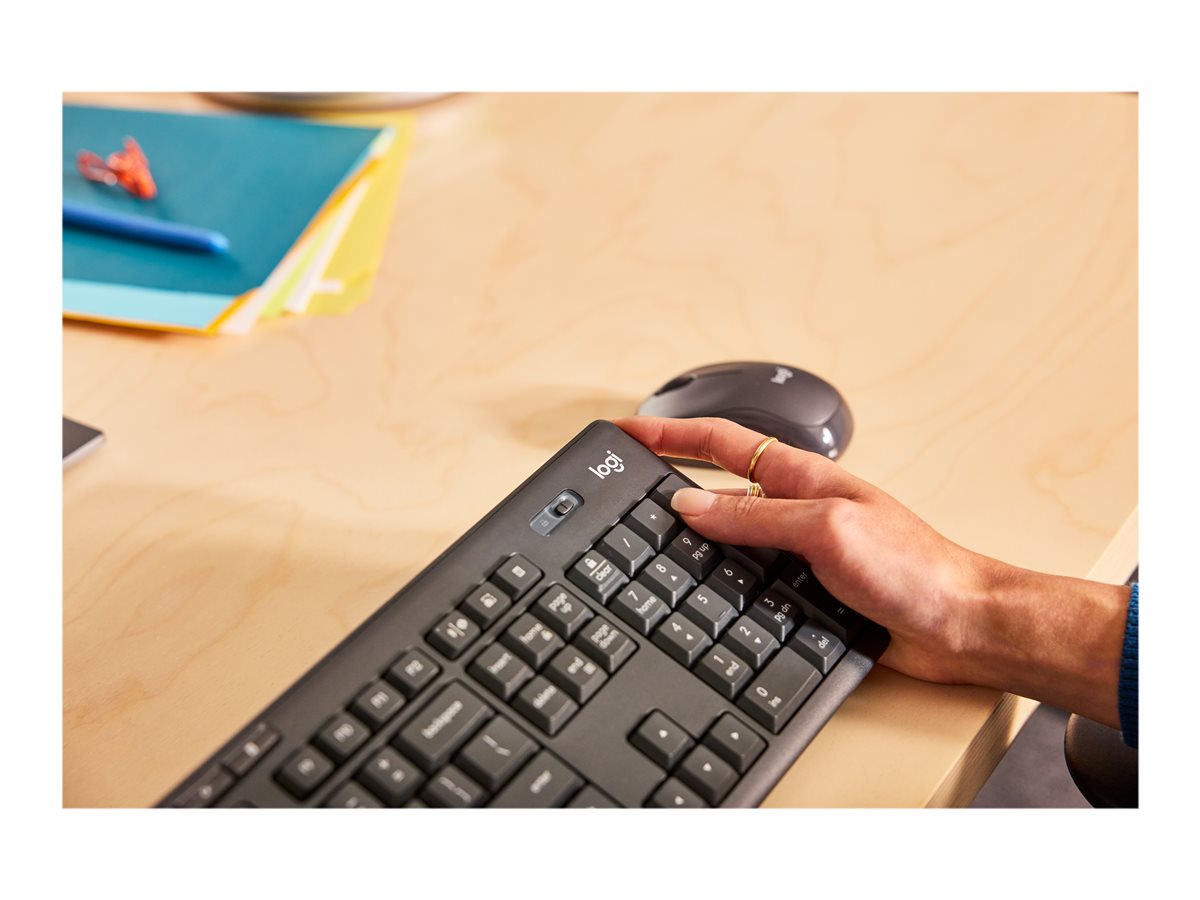 Logitech MK370 Combo for Business - klávesnice a sada myši - QWERTY - US mezinárodní - grafit Vstupní zařízení – foto 11