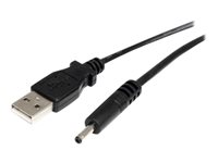 StarTech.com 3 ft. (0.9 m) USB to Type H Barrel 5V DC Power Cable - USB to 3.4mm Power Cable - 5V DC Type H - Black - Bluetoo