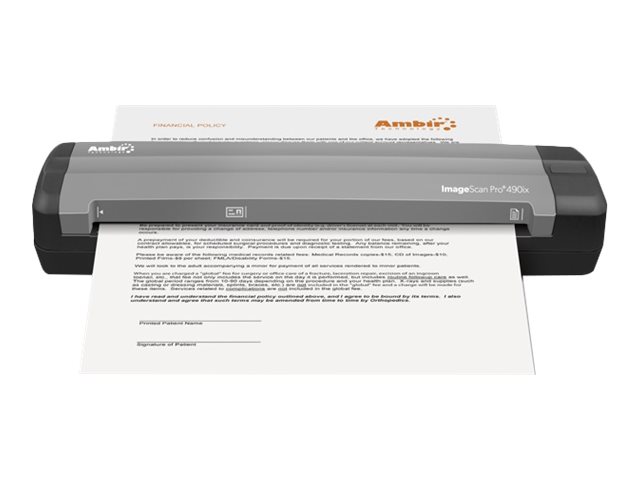 Ambir ImageScan Pro 490ix | Overview, Specs, Details | SHI