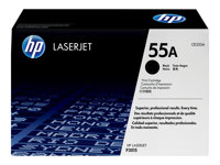 HP 55A Black original LaserJet toner cartridge (CE255A) 