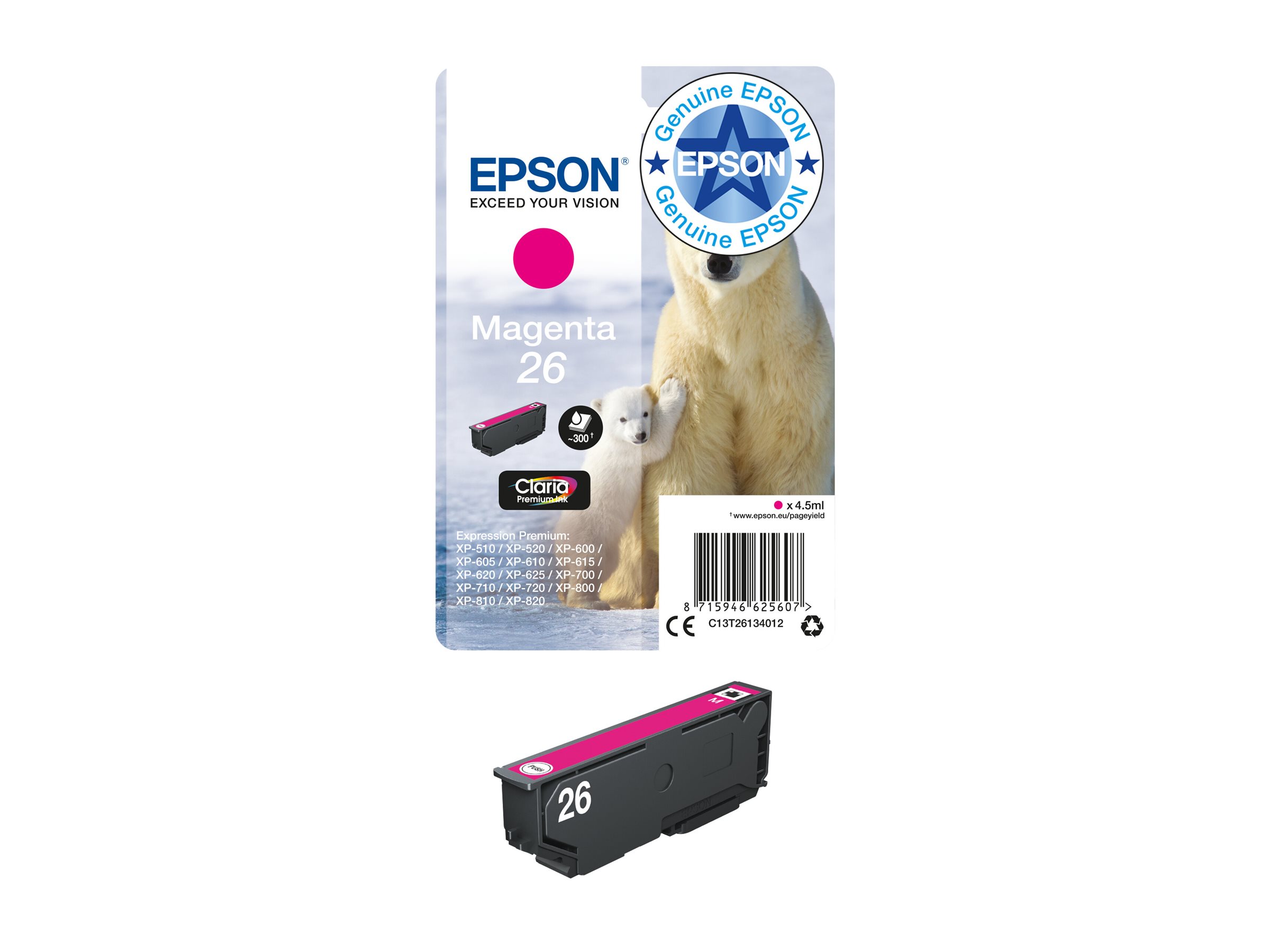 EPSON 1LB 26 ink cartridge magenta