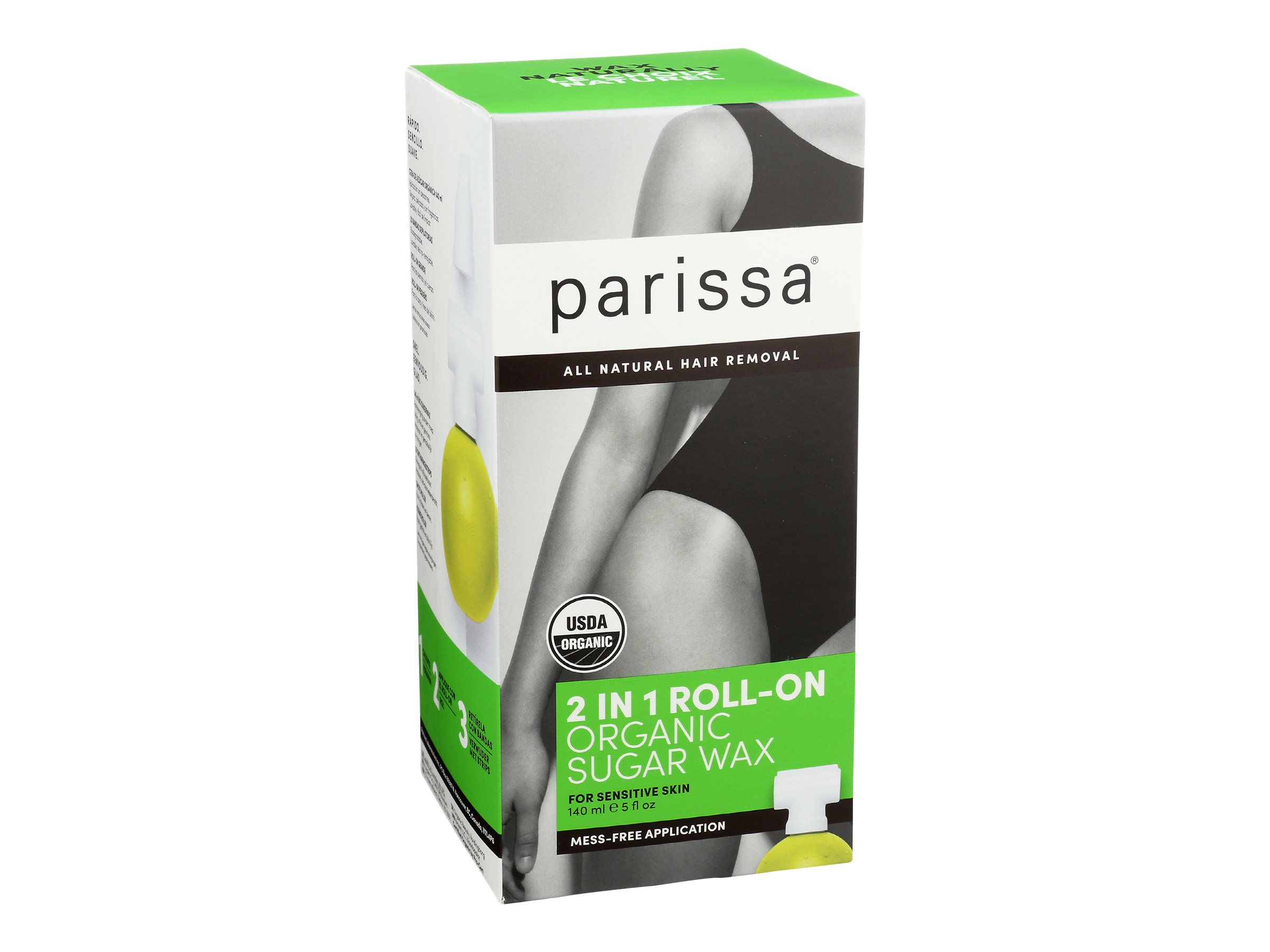 Parissa 2 in 1 Organic Sugar Wax Roll-On - 140ml