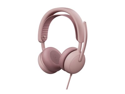 LOGI Zone Wired 2 Headset - Rose