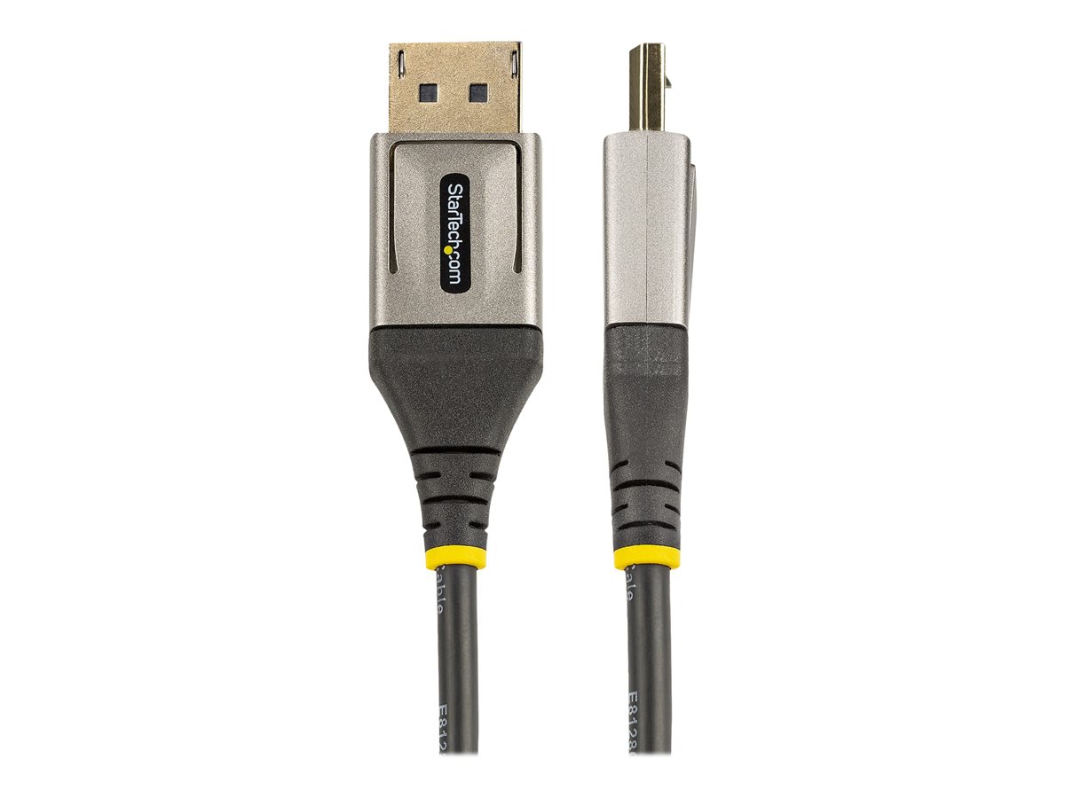 StarTech.com 6ft (2m) VESA Certified DisplayPort 1.4 Cable, 8K 60Hz HDR10, Ultra HD 4K 120Hz DP Video Cable, DisplayPort to DisplayPort Cable, DP Cord for Monitors/Displays, M/M - DP 1.4 Cable with Latches (DP14VMM2M) - kabel DisplayPort - DisplayPort do DisplayPort - 2 m – foto 2
