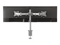 NEOMOUNTS Flat Desk Mount 2 screens Silv