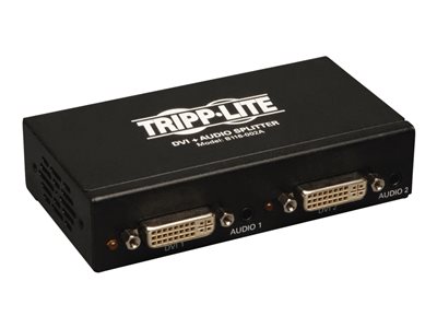 DVI Single Link Video Audio Splitter Booster DVIF-2xF TAA