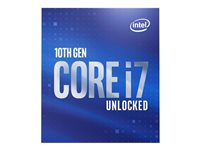 Intel Core i7 10700K - 3.8 GHz - 8-core - 16 threads - 16 MB cache - LGA1200 Socket - Box