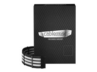 CableMod PRO Series ModMesh C-Series RMi & RMx Cable Kit Strømkabelpakke Sort Hvid