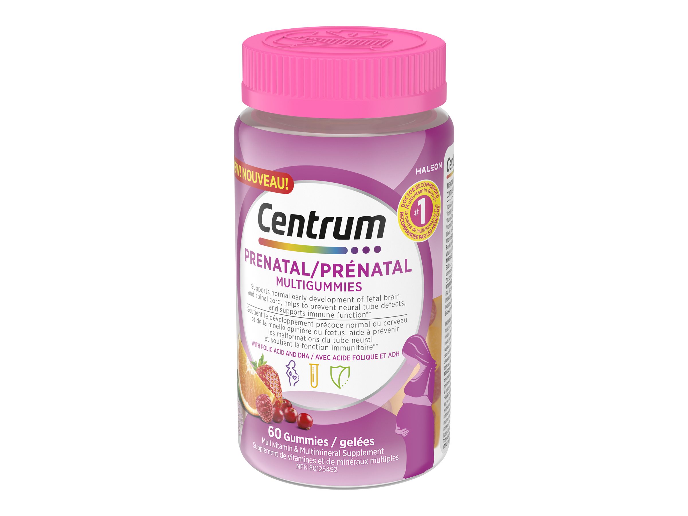 Centrum Prenatal Multivitamin with Mineral Gummies - 60's