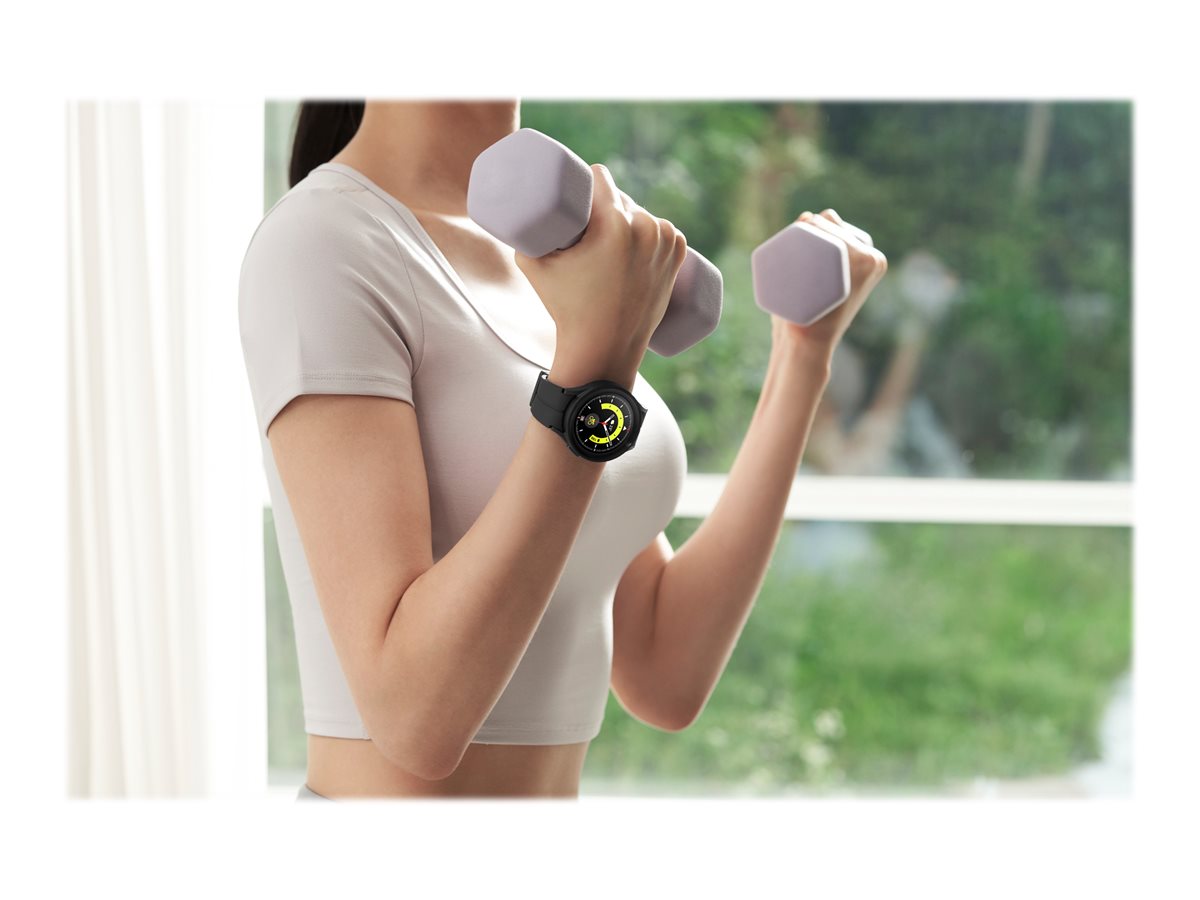 SAMSUNG Galaxy Watch 5 Pro (45mm,WIFI + 4G LTE) 1.4'' Super AMOLED  Smartwatch GPS Bluetooth with Sleep Coaching,Bioactive Sensor,Water  Resistant R925U