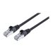 Network Patch Cable, Cat6A, 1m, Black, Copper, S/F
