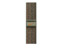 Apple Visningsløkke Smart watch Grøn Orange Vævet nylon