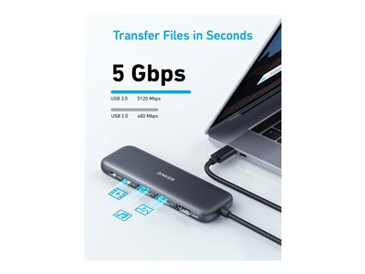 ANKER 332 USB-C Hub (5-in-1), ANKER A8355011 A8355011 (BILD1)