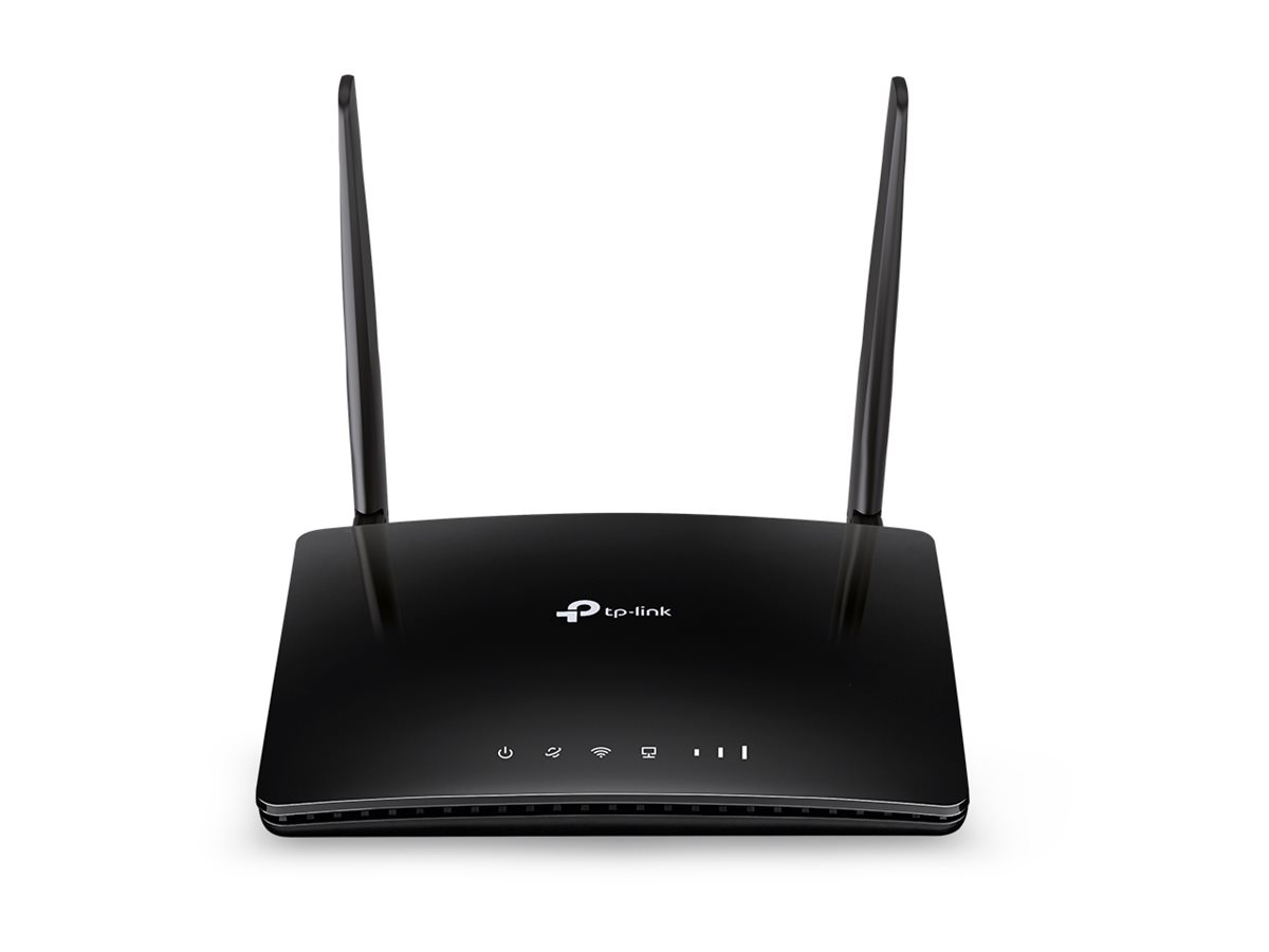 TP-Link Archer MR402 V1 wireless router WWAN Wi-Fi 5 4G 3G Product shot Right-angle 79850