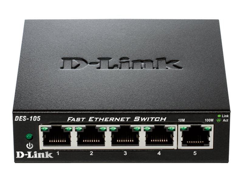 D-LINK 5-port 10/100Mbps Fast E
