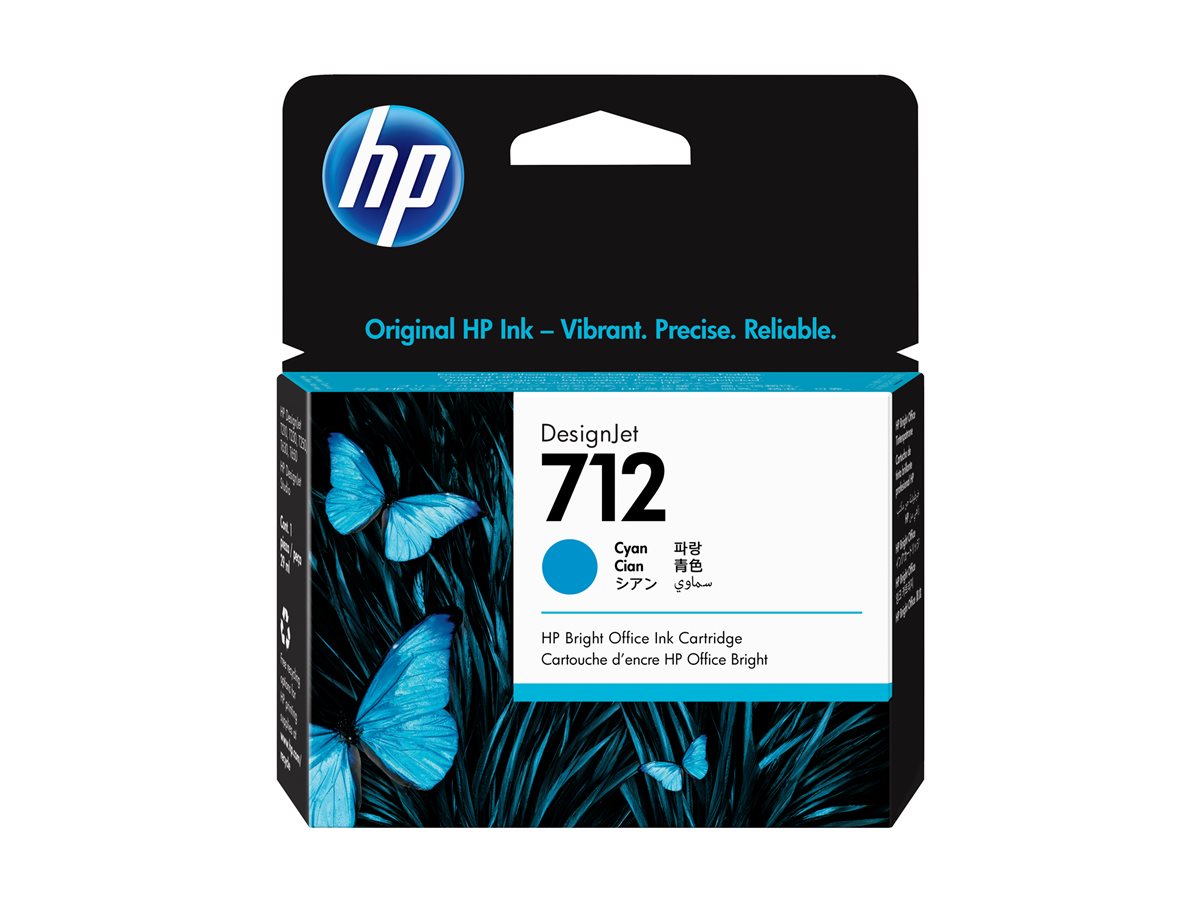 HP 712 29-ml Cyan DesignJet Ink
