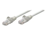 Intellinet Network Patch Cable, Cat6A, 20m, Grey, Copper, S/FTP, LSOH / LSZH, PVC, RJ45, Gold Plated Contacts, Snagless, Boot