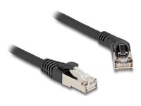 DeLOCK CAT 6a S/FTP 1m Patchkabel Sort