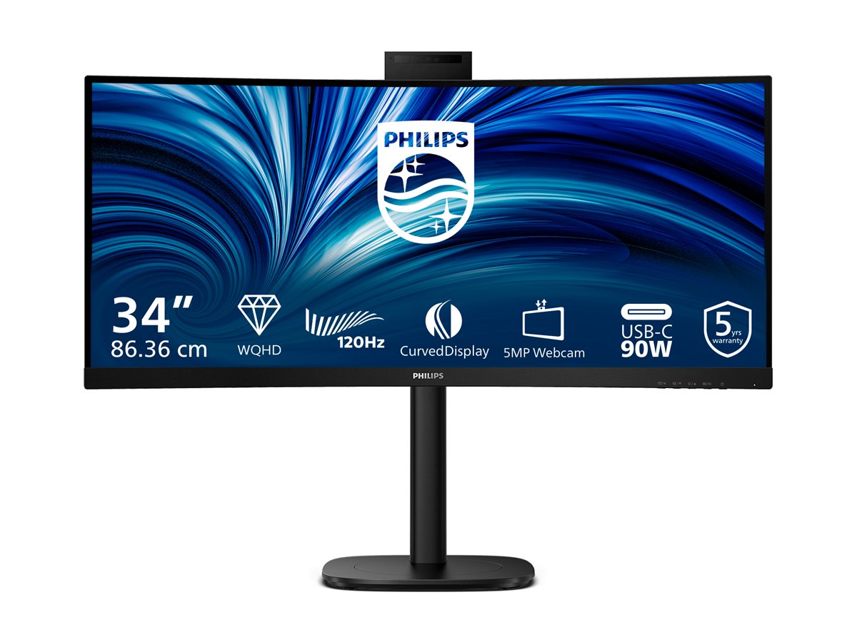 Philips 34B2U3600CH 3000 Series LED monitor curved 34 Schematic image Multi-angle 68800