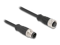 DeLOCK CAT 5e S/FTP 5m Forlængerkabel til netværk Sort