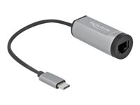DeLock Netværksadapter USB-C 3.2 Gen 1 / Thunderbolt 3 1Gbps Kabling