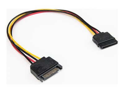 Rocstor Premium Power extension adapter SATA power (M) to SATA power (F) 30.5 cm blac