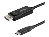 StarTech.com 6ft/2m USB C to DisplayPort 1.4 Cable 8K 60Hz/4K, Bidirectional DP to USB-C or USB-C to DP Reversible Video Adap
