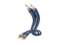 in-akustik Premium Audiokabel Blå Sølv 5m