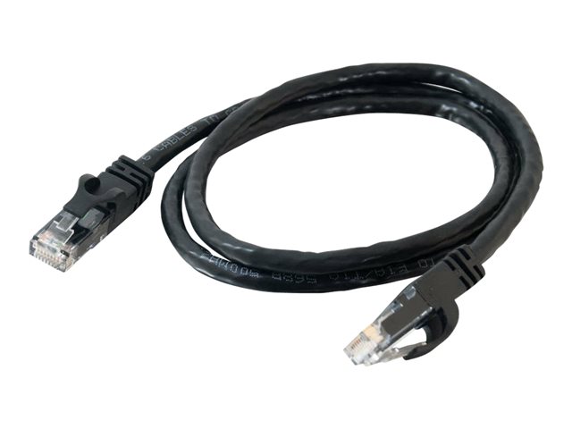 C2G Cat6 Booted Unshielded (UTP) Network Patch Cable - patch cable - 20 m - black