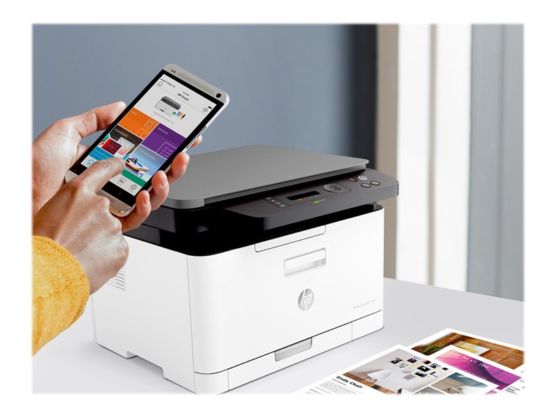 HP Color LaserJet Pro Imprimante multifonction 4302fdw, Couleur, Imprimante  pour Petites/moyennes entreprises, Impression, copie, scan, fax, Sans fil;  Imprimer depuis un téléphone ou une tablette; Chargeur automatique de  documents