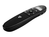 V7 Professional Wireless Green Laser Presenter WP2000G-1E presentation remote control - black