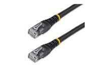 StarTech.com 6ft CAT6 Ethernet Cable, 10 Gigabit Molded RJ45 650MHz 100W PoE Patch Cord, CAT 6 10GbE UTP Network Cable with Strain Relief, Black, Fluke Tested/Wiring is UL Certified/TIA - Category 6 - 24AWG (C6PATCH6BK)