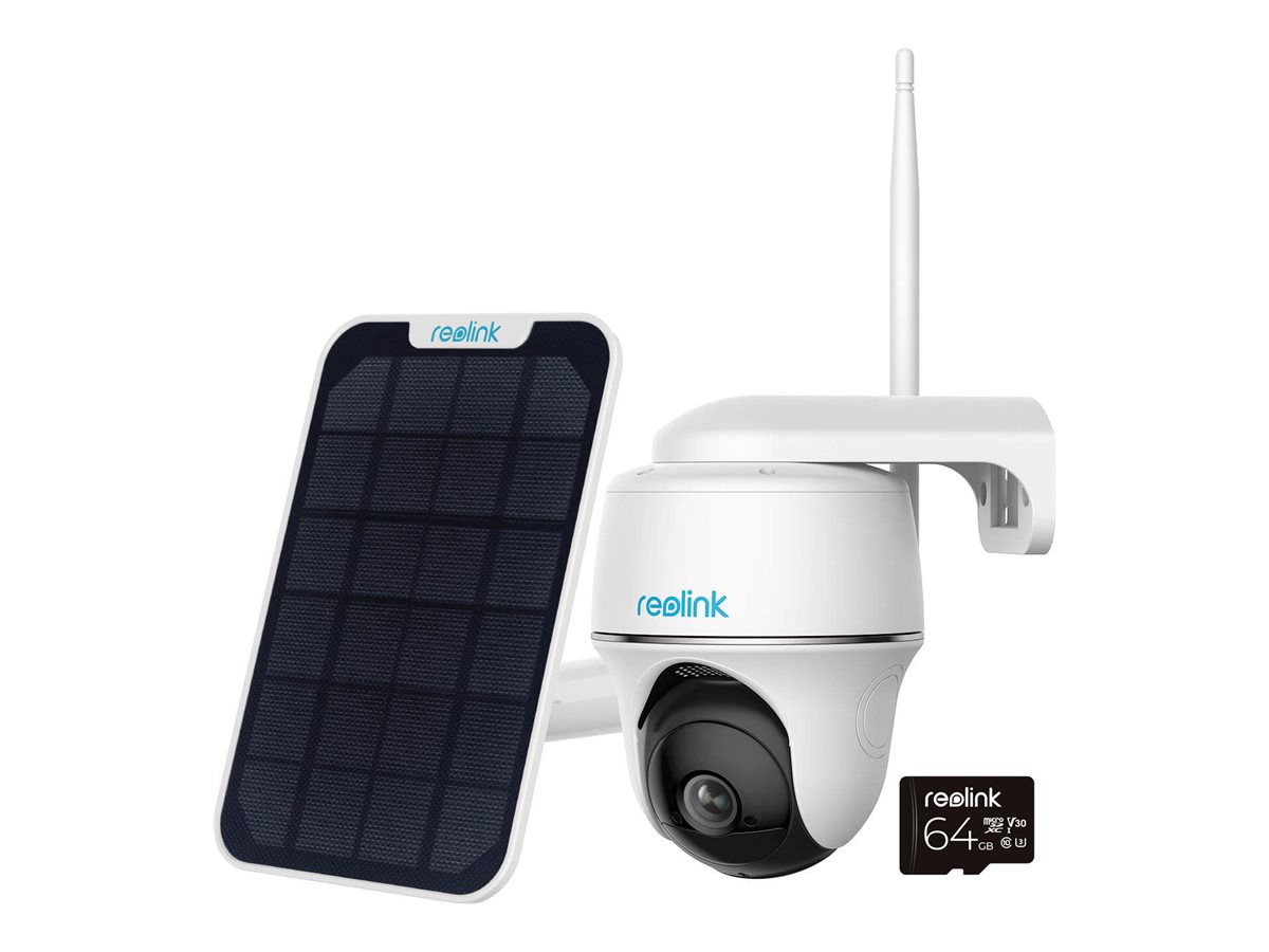 Reolink Argus PT Outdoor 2K Wi-Fi Surveillance Camera with Reolink Solar Panel - A2KPTSM-W001USA