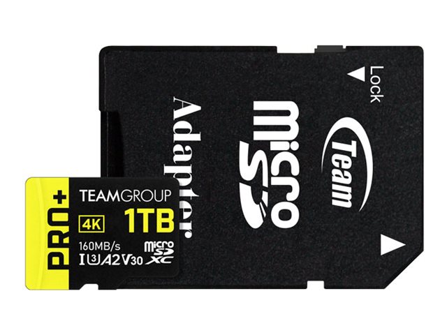 Team PRO+ - Flash memory card (SD adapter included)