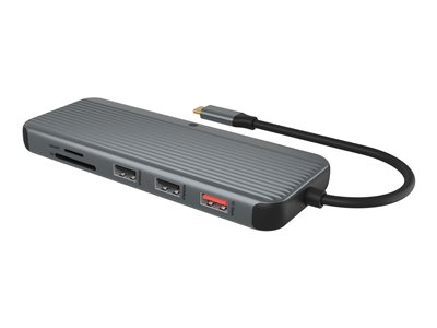 Dockingstation IcyBox USB-C mit dreifacher Videoausgabe retail - IB-DK4060-CPD