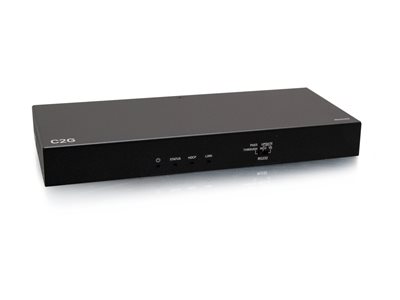 C2G Dual 4K HDMI HDBaseT + USB-C, 3.5mm, and USB-B to A over Cat Extender Wall Plate Transmitter to Audio De-Embedding Box Receiver