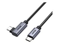 Unitek USB Type-C kabel 50cm Sort