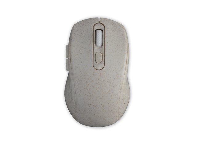 Souris sans fil rechargeable - bioplastique - 2.4 GHz - beige terrazzo