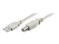 goobay USB 2.0 USB-kabel 3m Grå