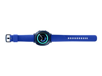 Samsung Gear Sport SM R600 blue smart watch with strap blue 4 GB