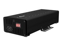 i-Tec - hub - 15W per port, charging + data, metal, USB-C/USB-A - 20 ports