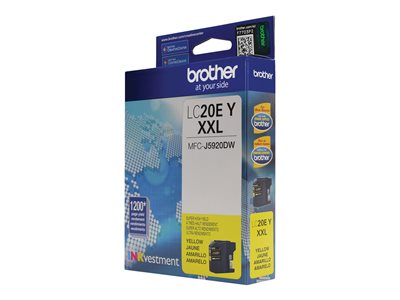 Brother LC20EY XXL - Super High Yield - yellow - original - ink cartridge