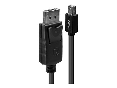 LINDY Mini DP zu DP Kabel, schwarz 3m, LINDY 41647 41647 (BILD3)