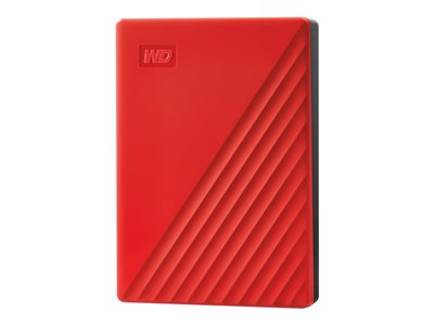 WD My Passport 4TB portable HDD Red - WDBPKJ0040BRD-WESN
