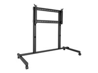 Chief Fusion X-Large Mobile TV Cart - For Displays 55-100" - Black cart - for flat panel - black