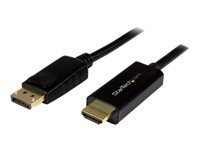 StarTech.com 6.5 ft / 2m DisplayPort to HDMI converter cable - 4K (DP2HDMM2MB)