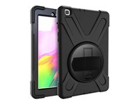 CODi Back cover for tablet rugged silicone, polycarbonate black 8INCH 