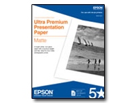 Epson Ultra Premium - Matte - 10.3 mil - bright white - Letter A Size (8.5 in x 11 in) - 192 g/m² - 50 sheet(s) presentation paper - for EcoTank ET-3600; Expression ET-3600; Expression Home XP-434; WorkForce ET-16500, WF-2930