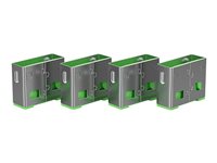 Bloqueurs de ports USB, 10 pièces, Vert