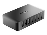 Hub USB2.0 7-Port / 7x A-Port, 1x B-Port, AC-Adapter, Kabel